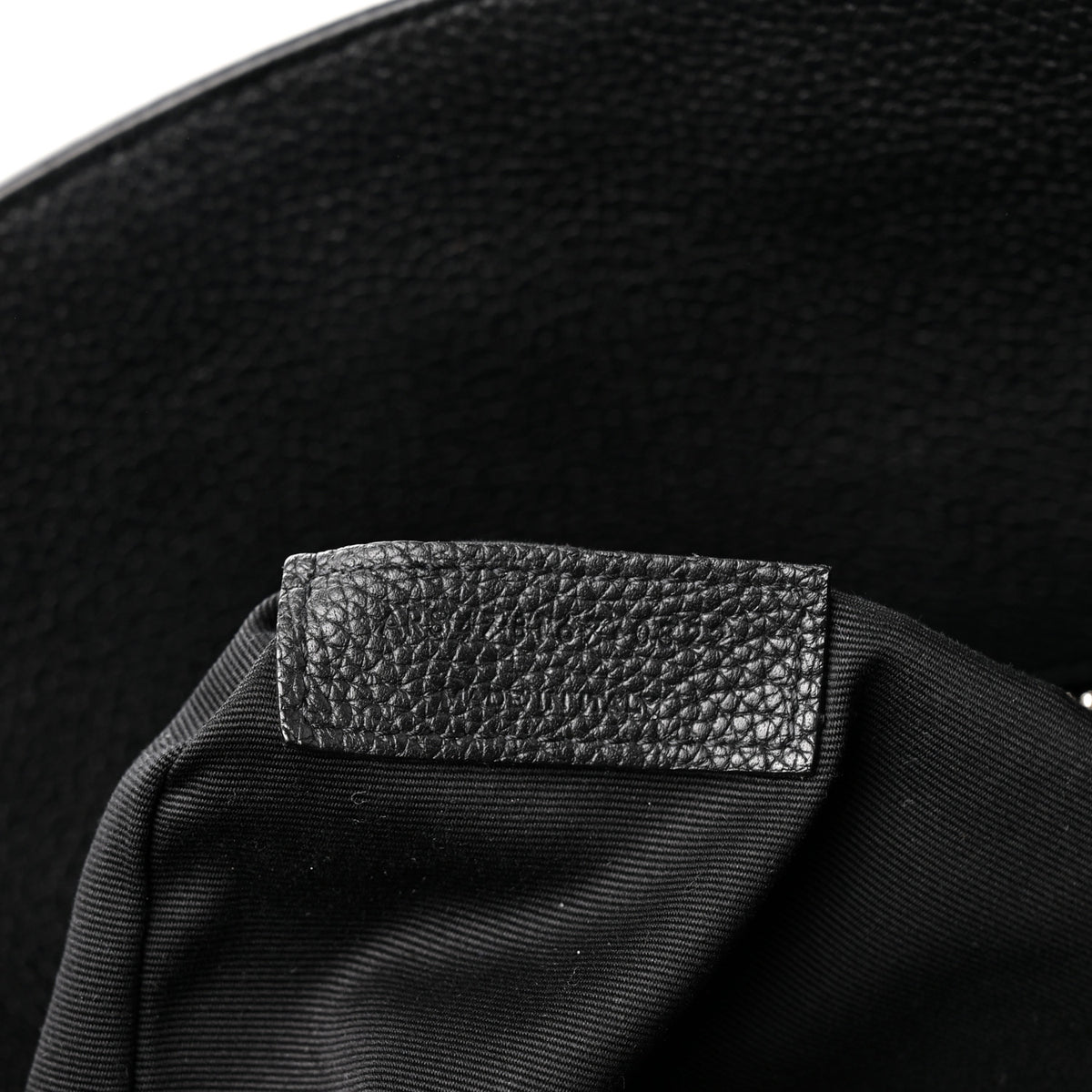Grained Calfskin Large Souple Sac De Jour Black