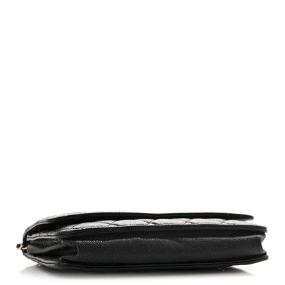 Chanel Caviar Quilted Wallet on Chain WOC Black 4 of 14