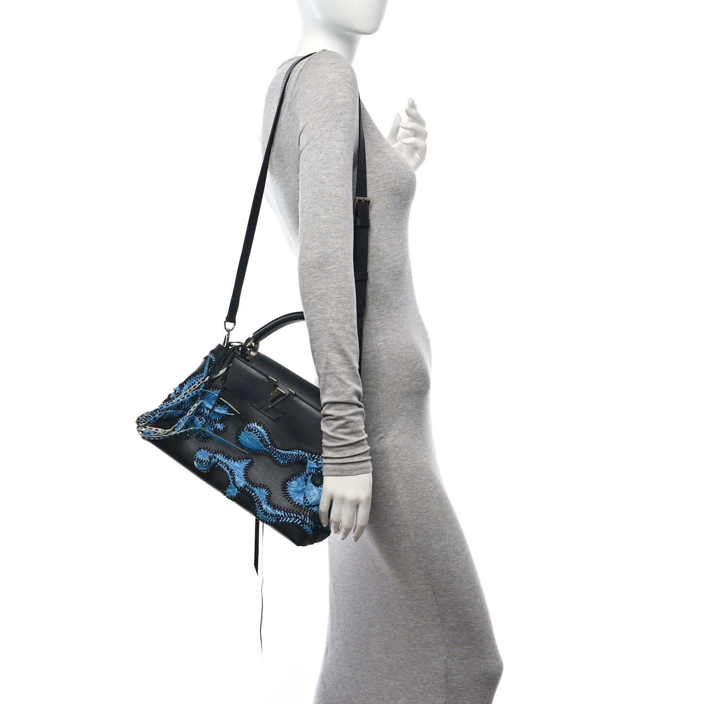Calfskin Lambskin Artycapucines Nicholas Hlobo PM Black