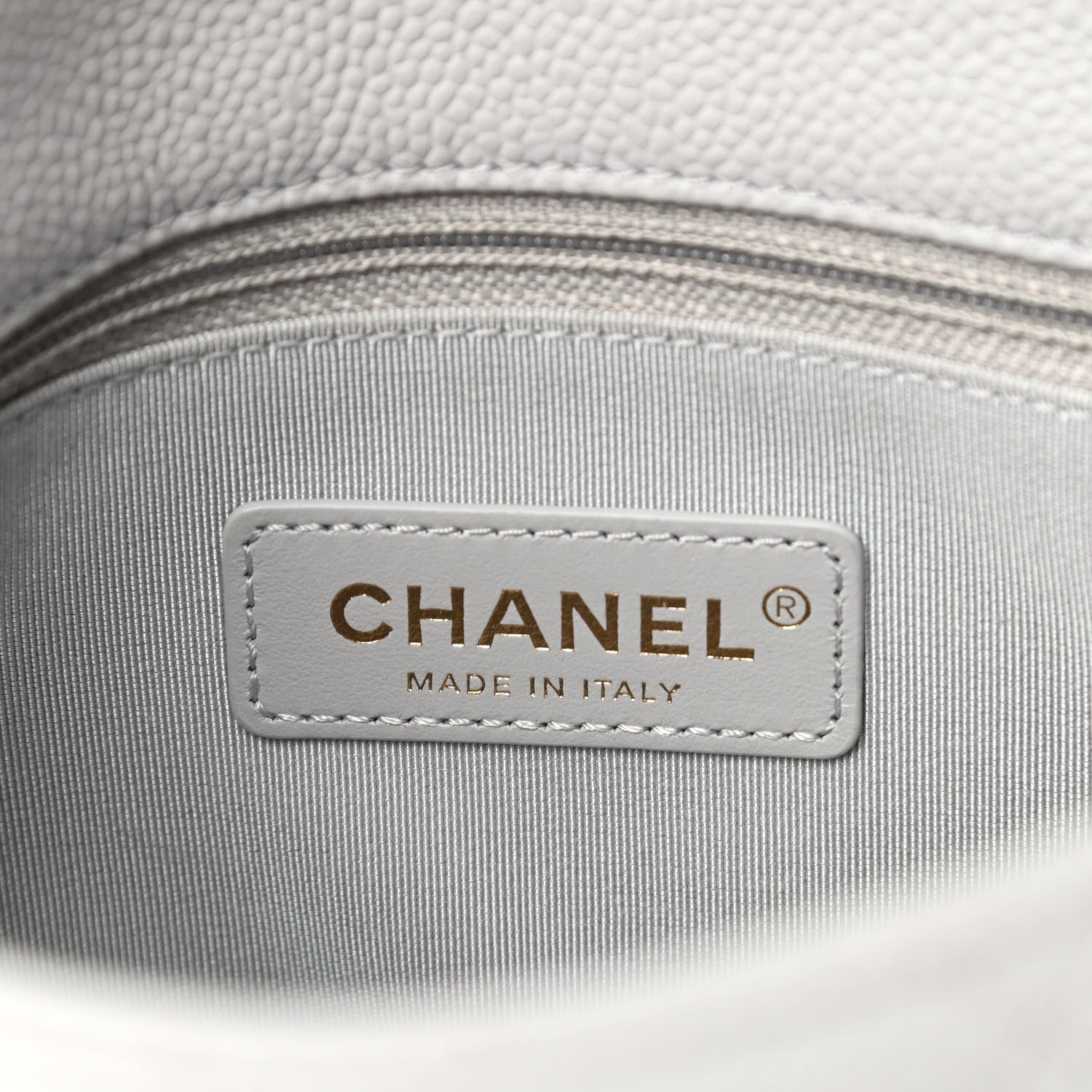 Chanel Caviar Quilted Small City Walk Flap Light Grey 6 of 11