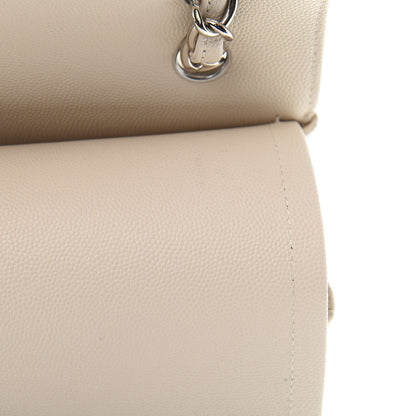 Chanel Caviar Quilted Jumbo Double Flap Light Beige 12 of 14