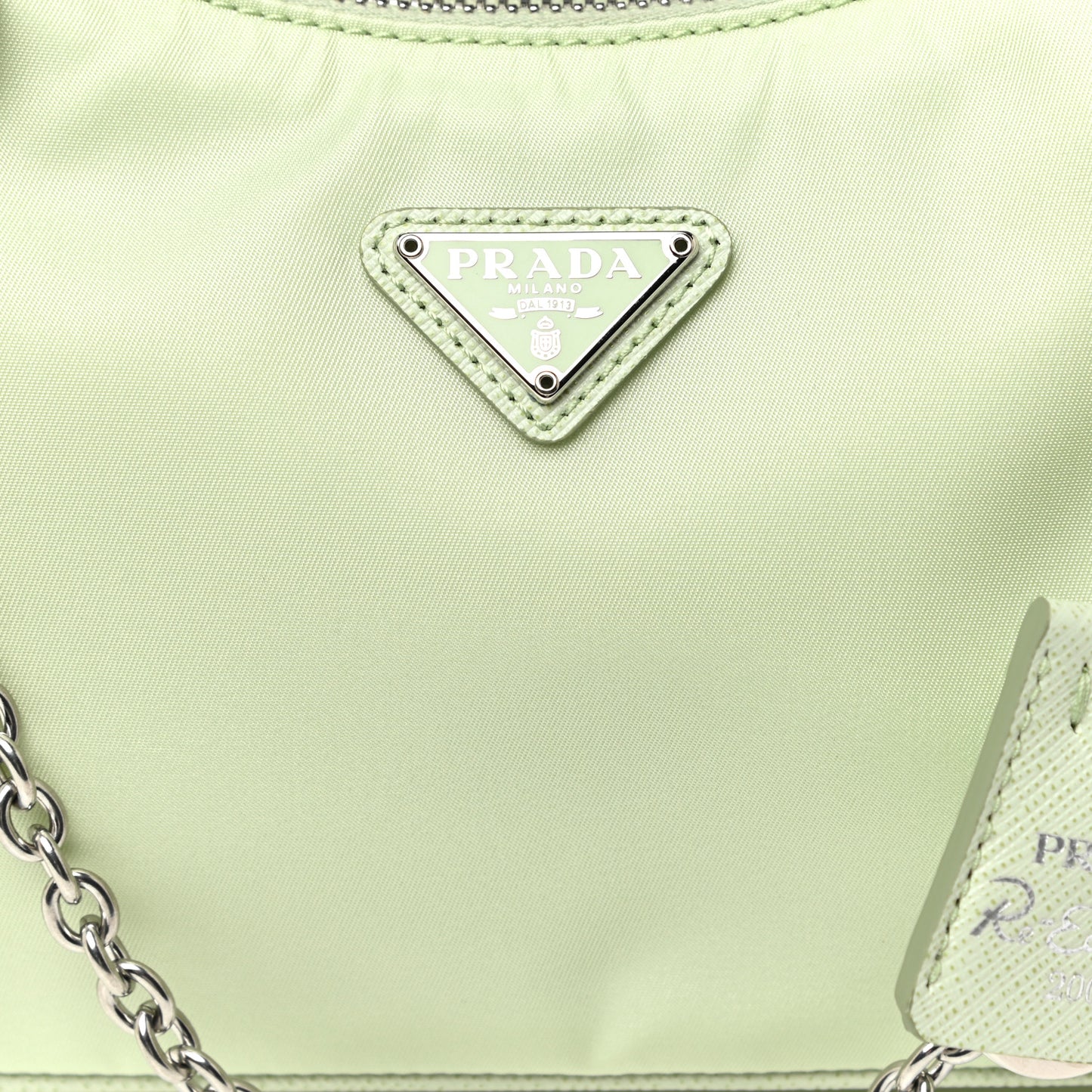 Re-Nylon Saffiano Re-Edition 2005 Shoulder Bag Acqua