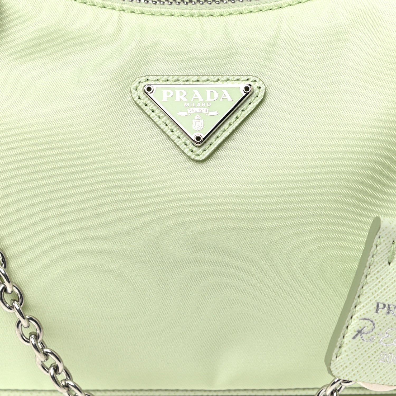 Prada Re-Nylon Saffiano Re-Edition 2005 Shoulder Bag Acqua 7 of 10