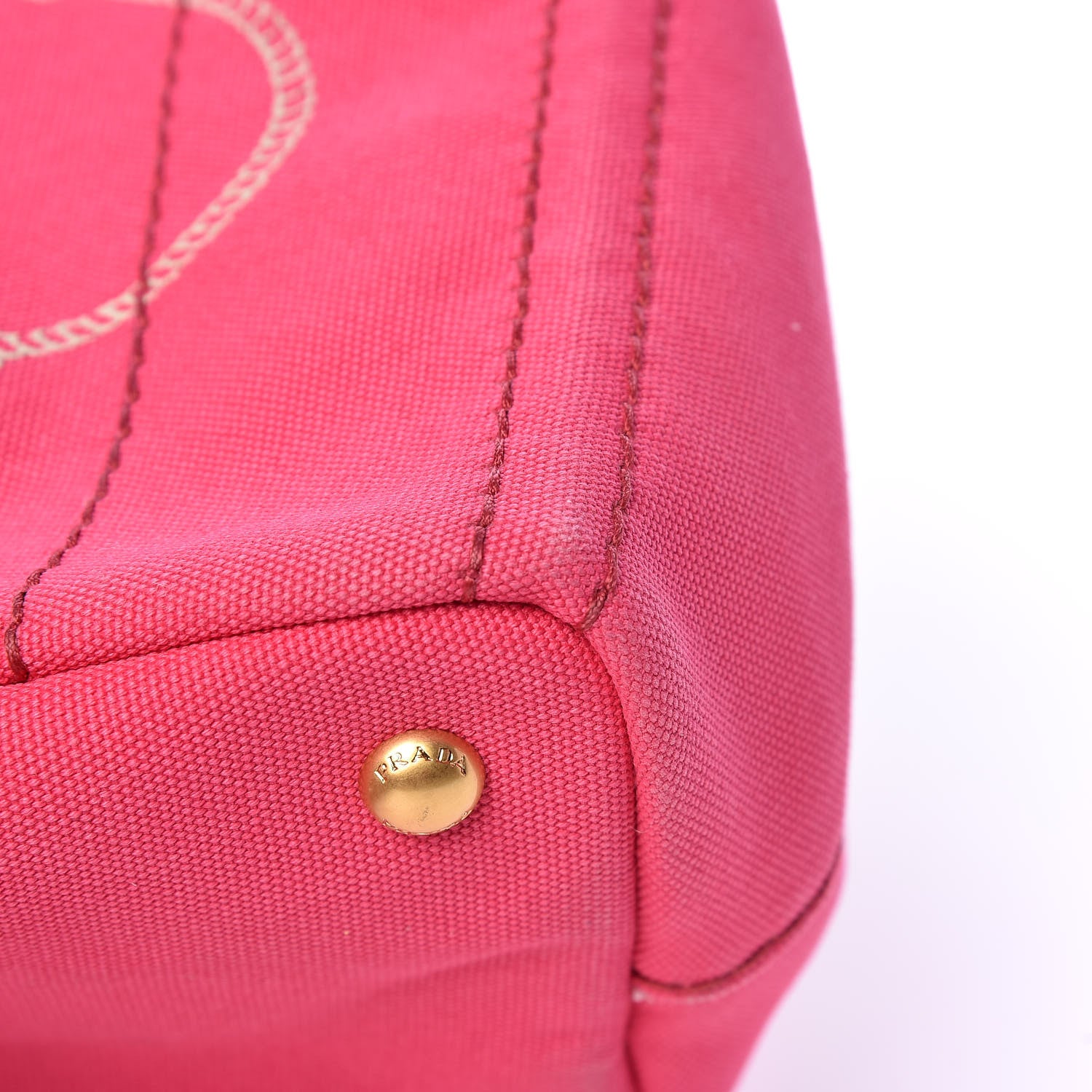 Prada Canapa Small Logo Tote Peonia 11 of 13