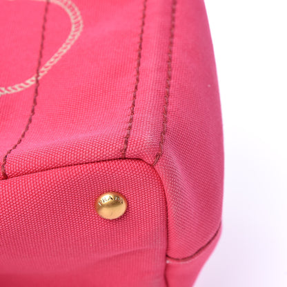 Prada Canapa Small Logo Tote Peonia 11 of 13
