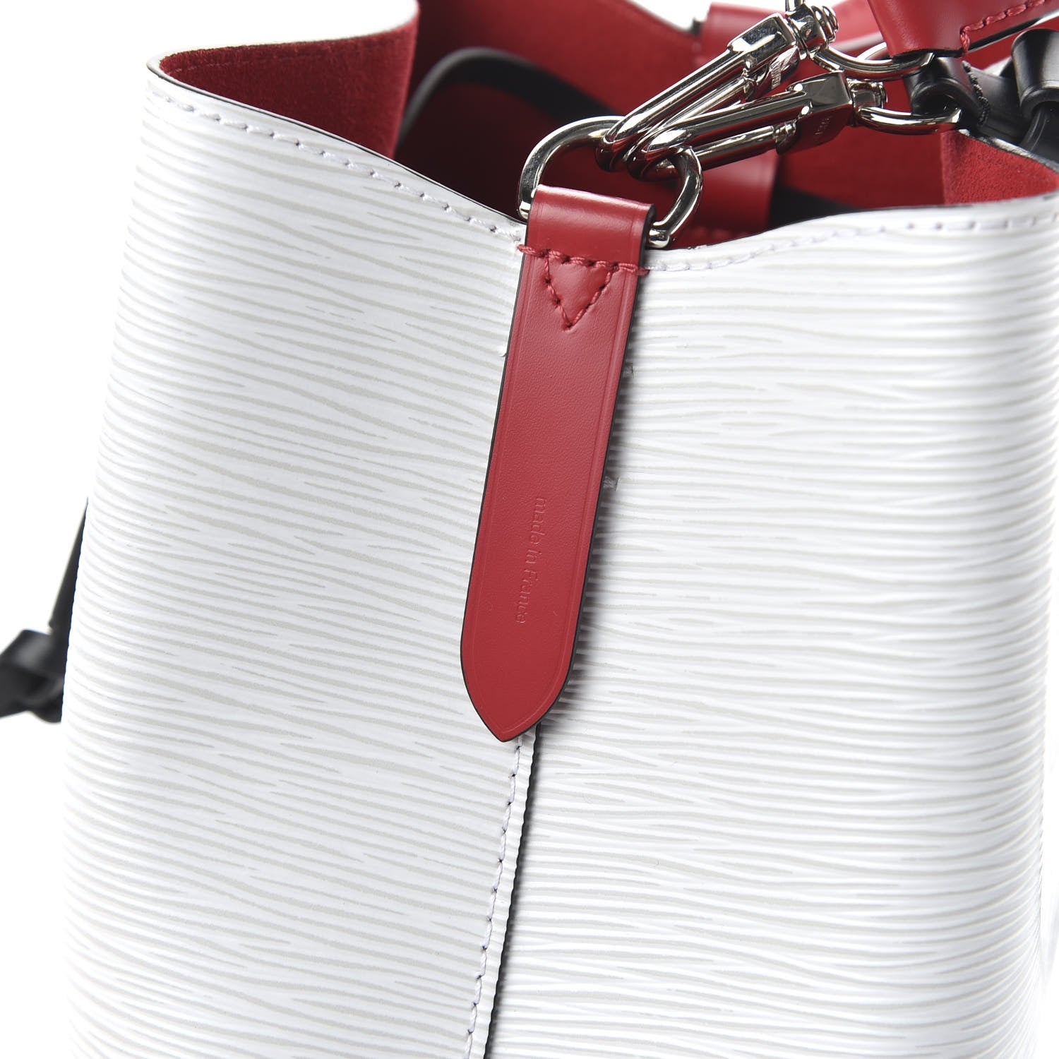 Louis Vuitton Epi Neonoe Black White Scarlet 9 of 11