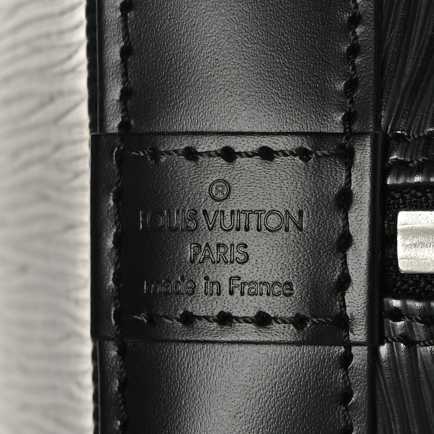 Louis Vuitton Epi Alma PM Black 7 of 9