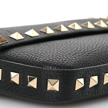 Valentino Garavani Grained Calfskin Rockstud Crossbody Bag Black 8 of 10