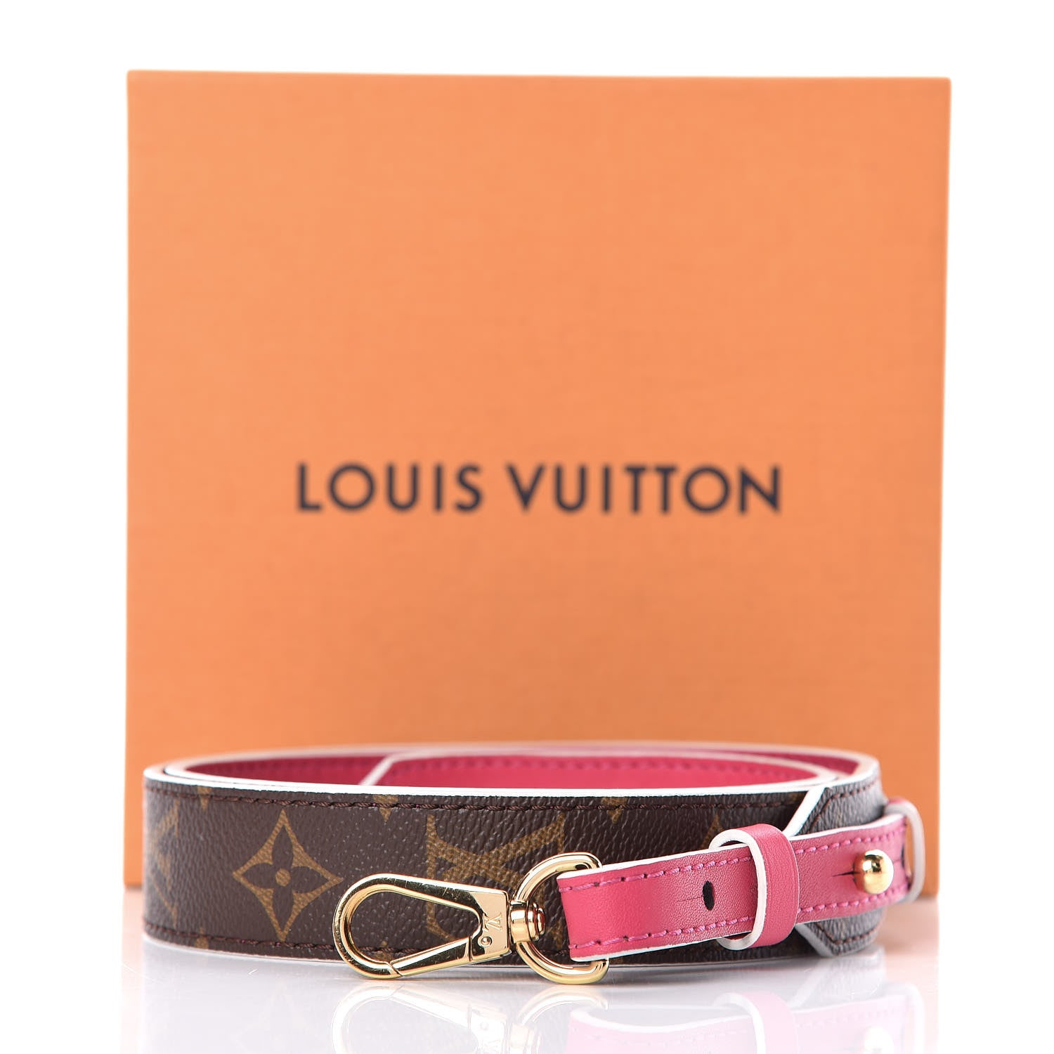 Louis Vuitton Monogram Bandouliere Shoulder Strap XL Hot Pink 6 of 6
