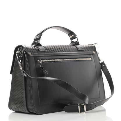 Proenza Schouler Lambskin Perforated Medium PS1 Satchel Black 3 of 12