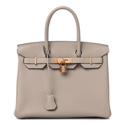 Hermes Togo Birkin 30 Gris Tourterelle 1 of 10