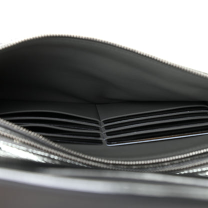 Chanel Metallic Crumpled Calfskin Small 31 Pouch Silver 5 of 7