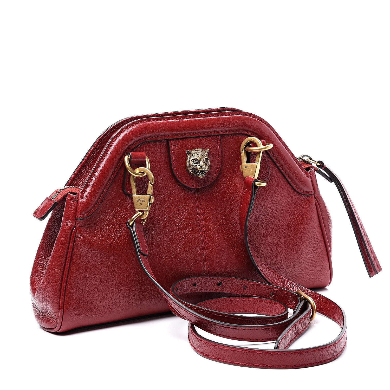 Gucci Piuma Lux Calfskin Small Re(Belle) Crossbody Bag Romantic Cerise 2 of 10