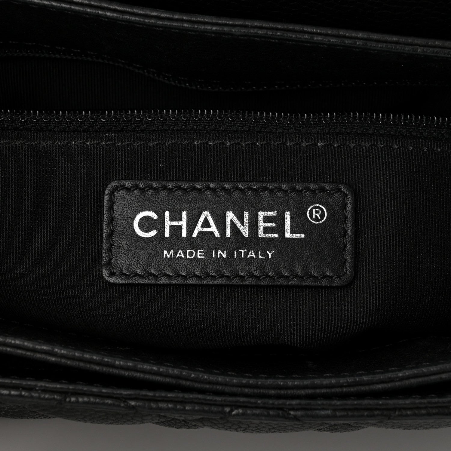 Chanel Caviar Quilted Medium Rock In Rome Single Flap Black 6 of 12