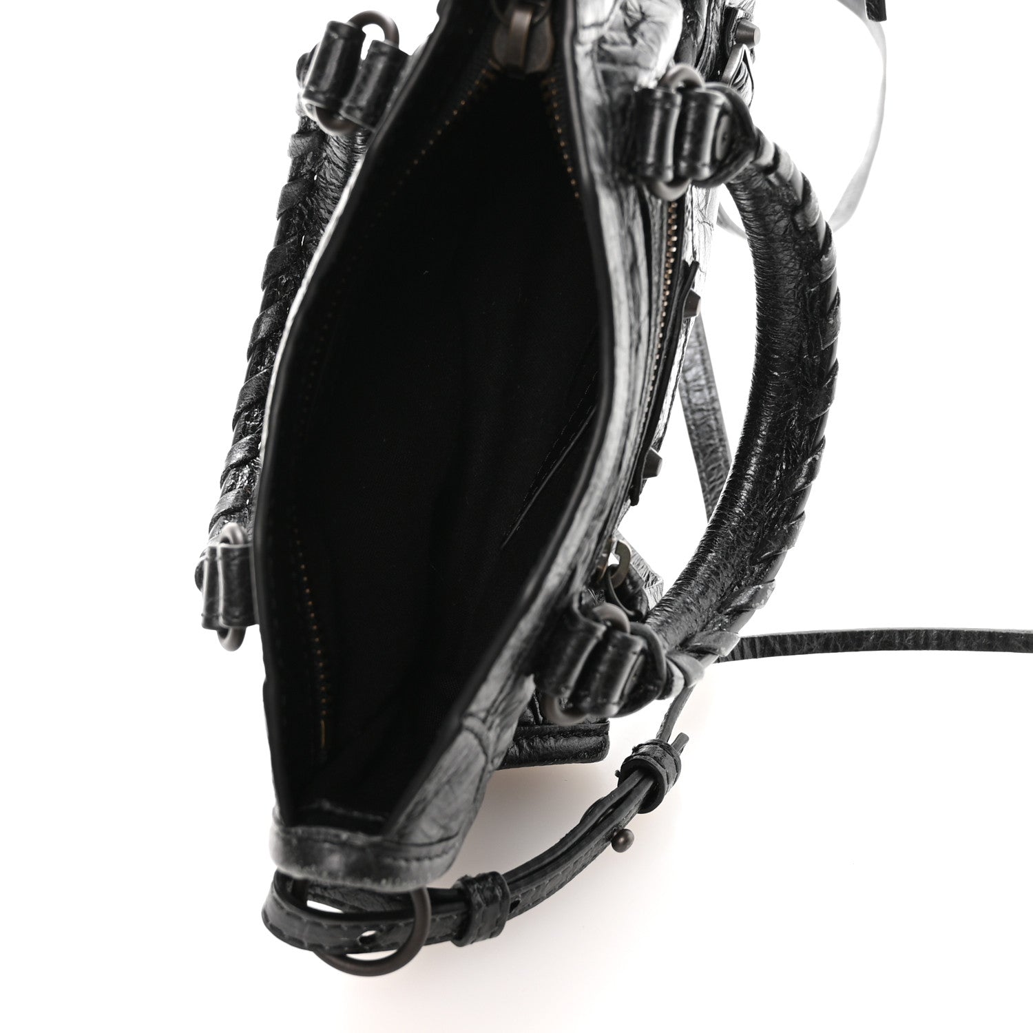 Balenciaga Agneau Arena Classic Hardware Nano Le City Black 5 of 10