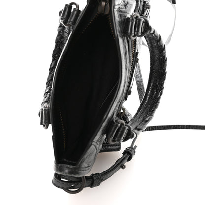 Balenciaga Agneau Arena Classic Hardware Nano Le City Black 5 of 10