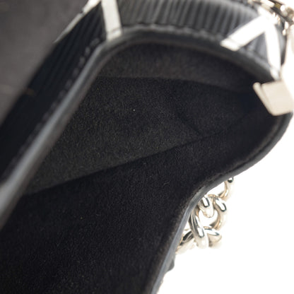 Louis Vuitton Epi Malletage Twist Shoulder Bag PM Black 7 of 8