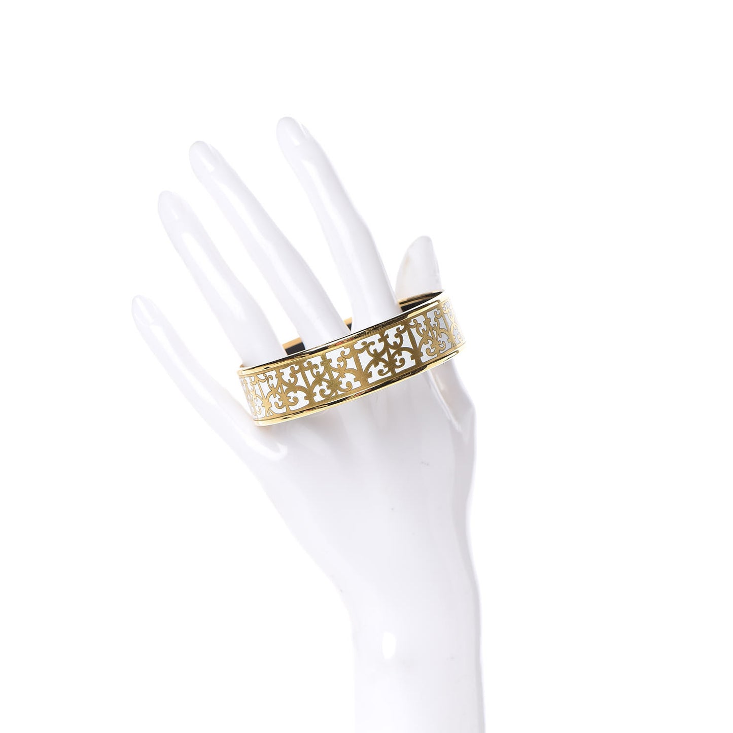 Enamel Printed Wide Balcons du Guadalquivir Bracelet 70 Gold