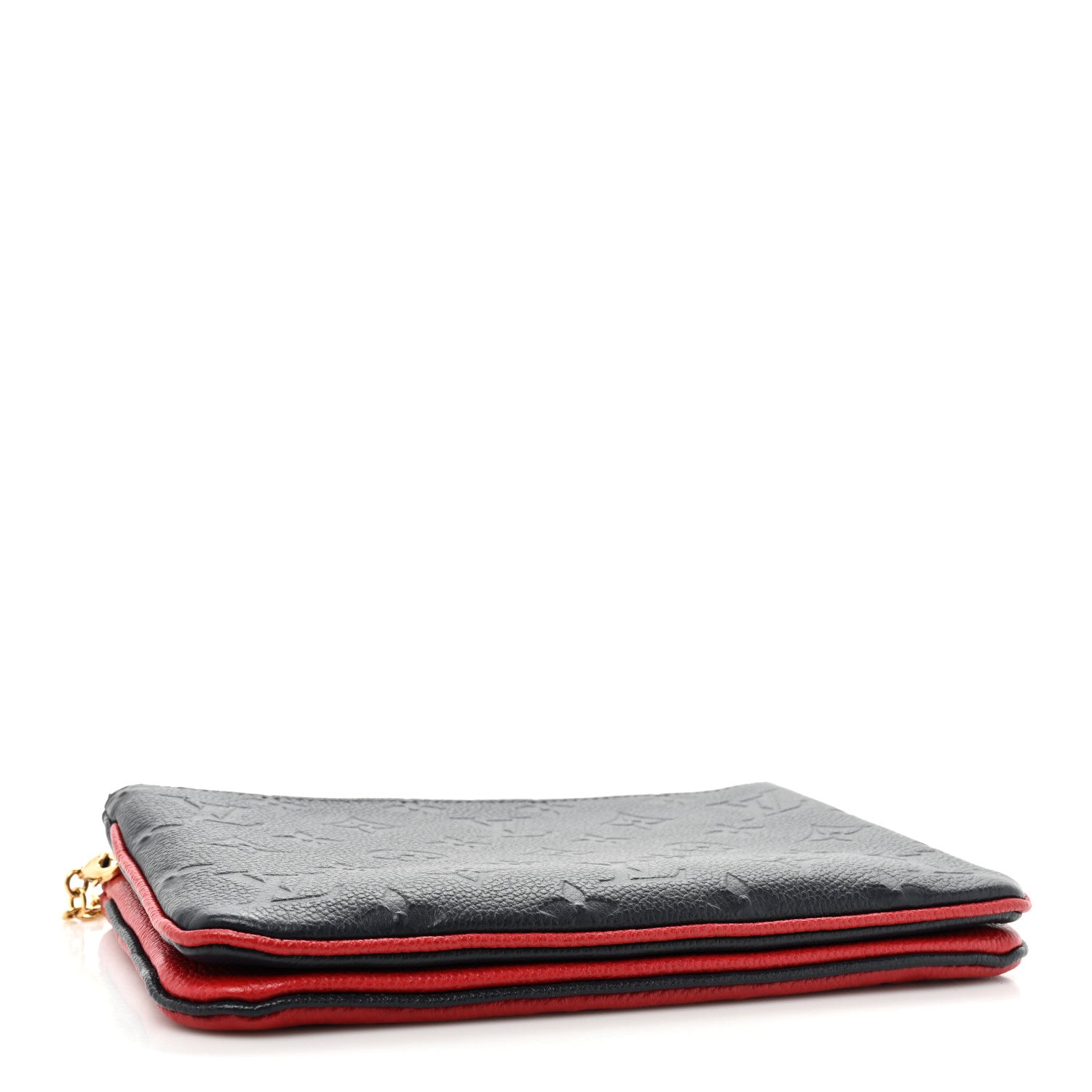 Louis Vuitton Empreinte Double Zip Pochette Marine Rouge 4 of 10