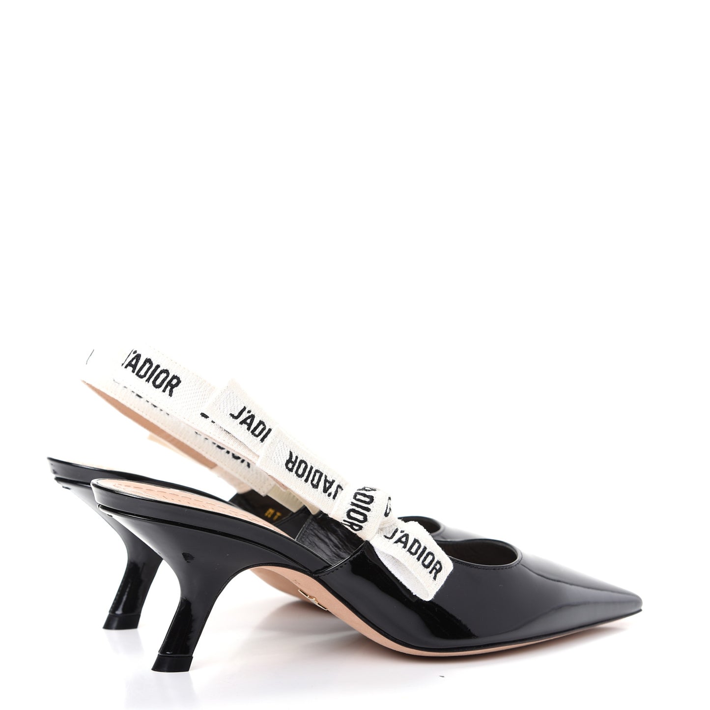 Patent Ribbon J'Adior Slingback 65mm Pumps 37 Black