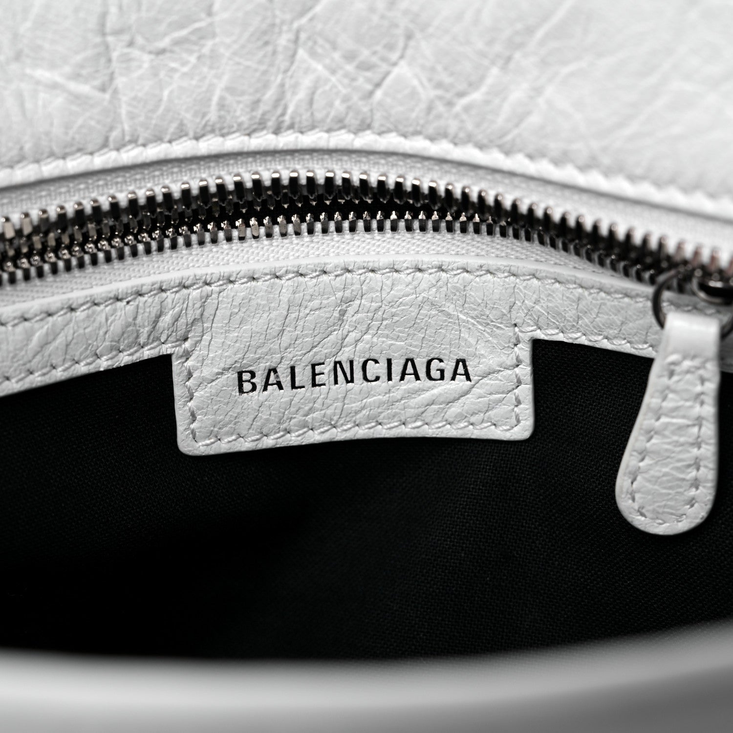 Balenciaga Agneau Arena Neo Cagole Handbag XS Optic White 5 of 8