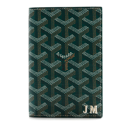 Goyard Goyardine Passport Wallet Green 1 of 9