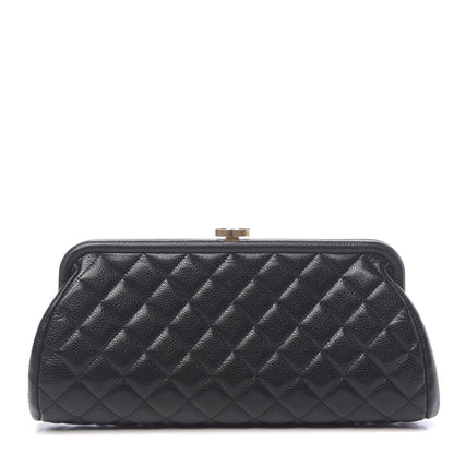 Chanel Caviar Quilted Timeless Clutch Black 1 of 7