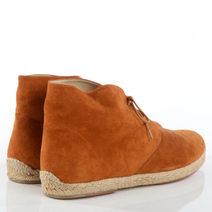 Christian Louboutin Mens Veau Suede Cadaques Flat Espadrille 44 Fauve 4 of 7