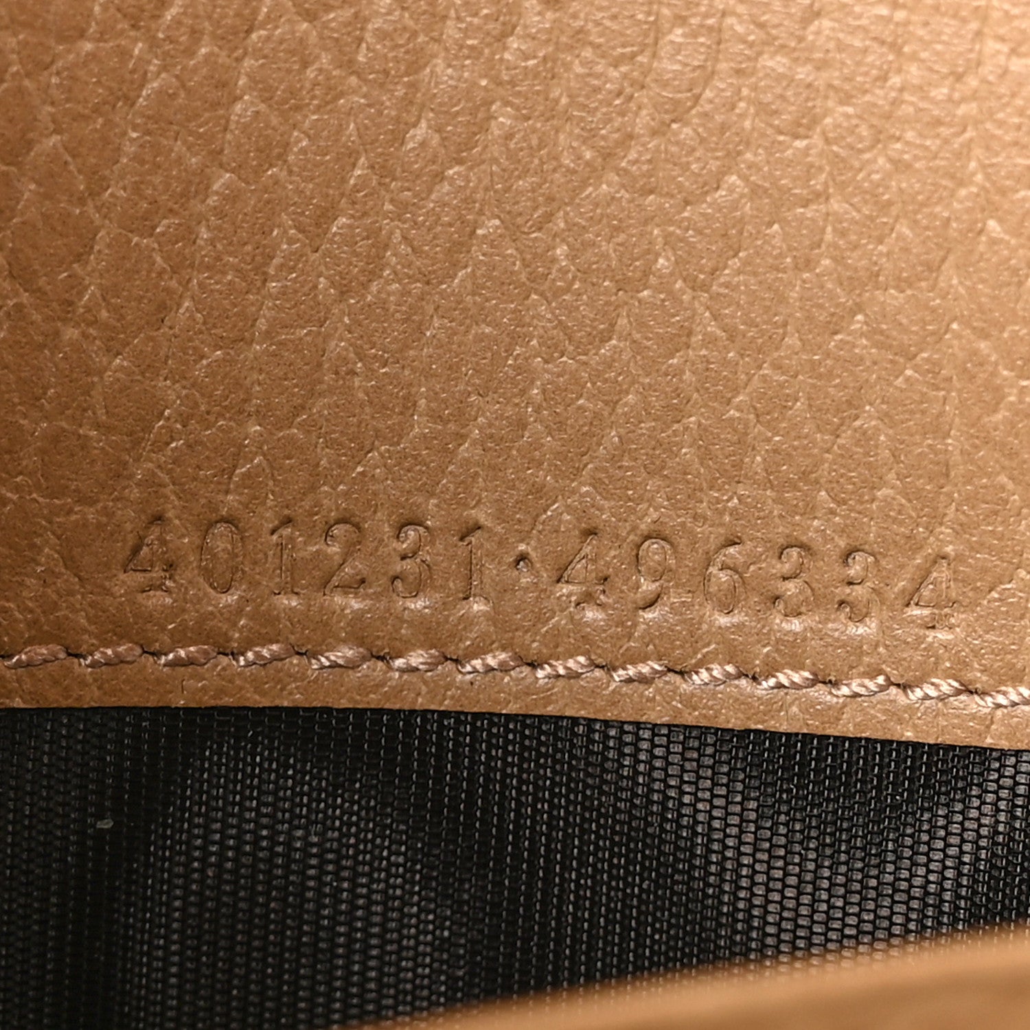 Gucci Dollar Calfskin Crystal Mini Dionysus Chain Wallet Natural Tan Black Diamond 8 of 11