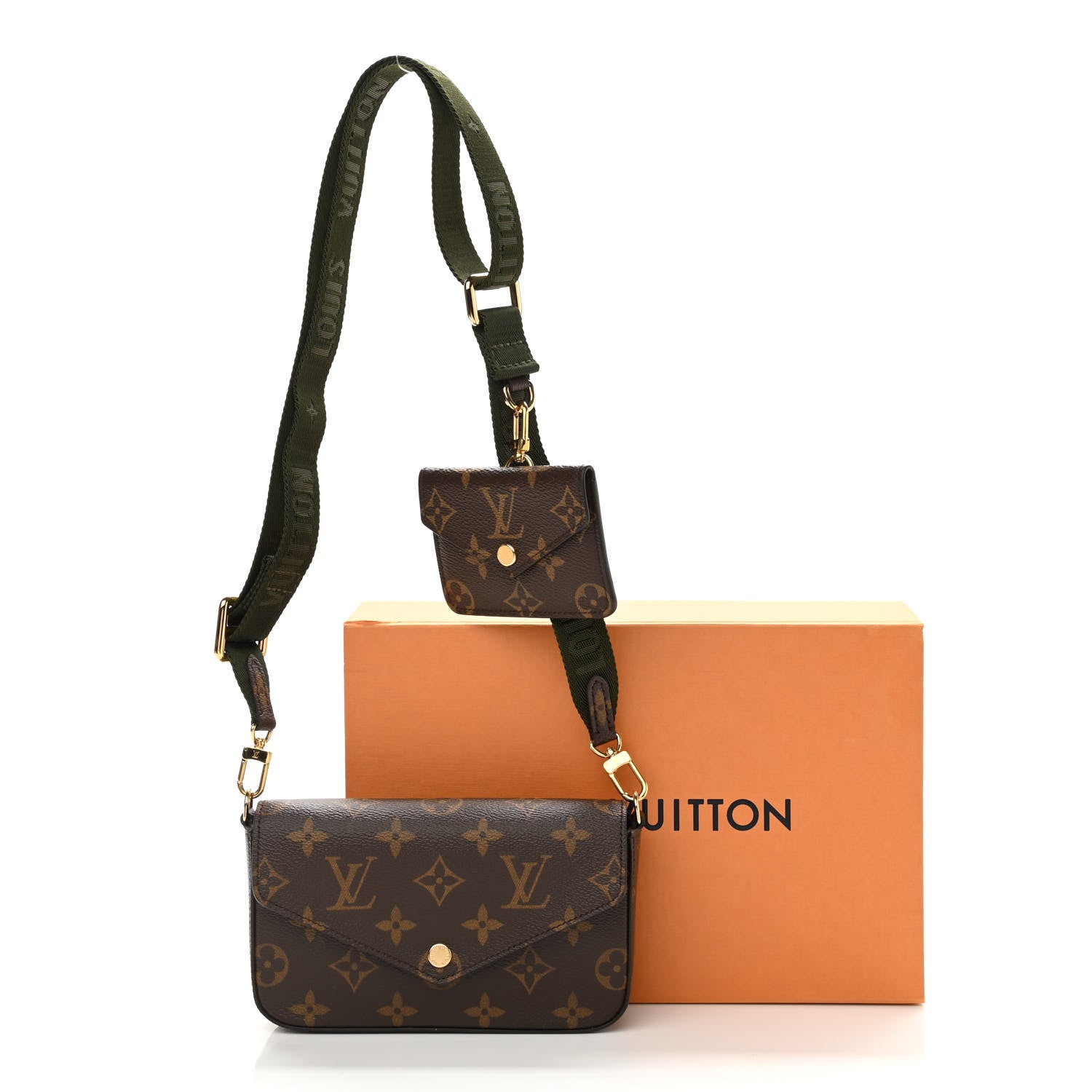 Louis Vuitton Monogram Felicie Strap & Go Kaki 21 of 21