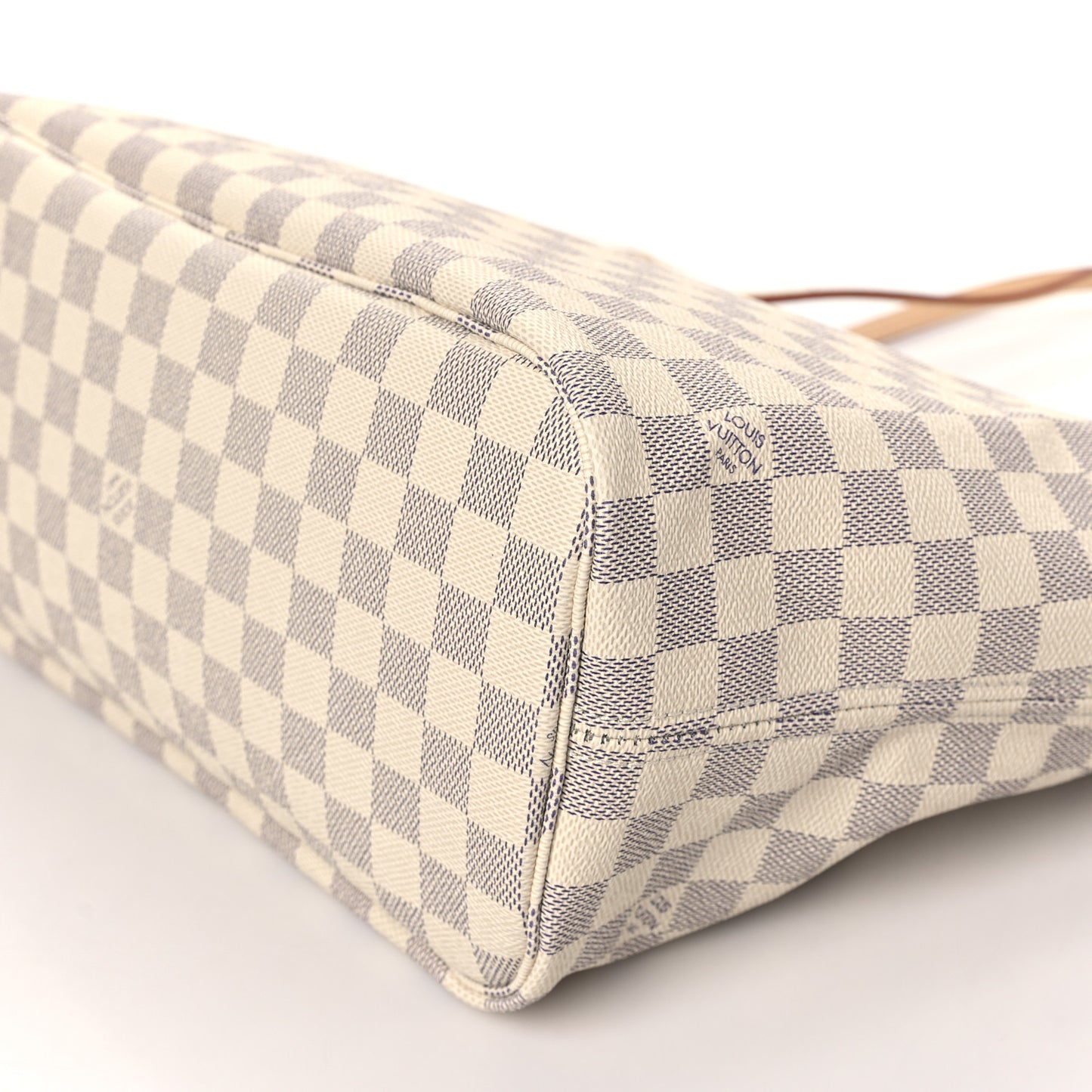 Damier Azur Neo Neverfull MM Rose Ballerine
