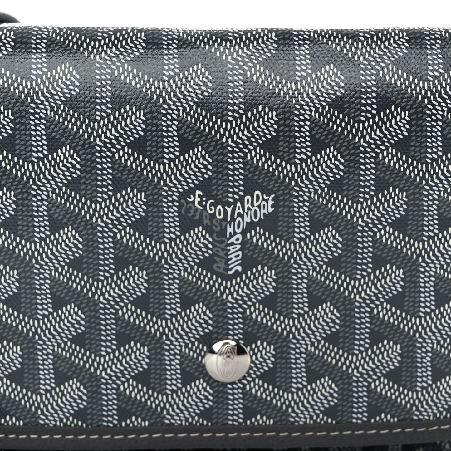 Goyardine Plumet Wallet Clutch Grey