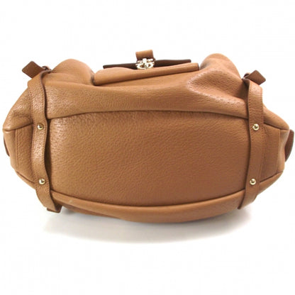 FASHIONPHILE SALVATOREFERRAGAMOLeatherSatchelCaramel 4 of 8