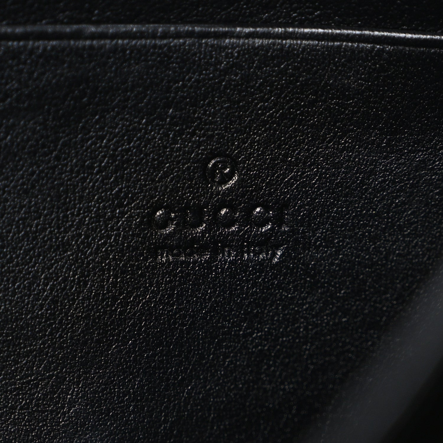 Gucci Calfskin Matelasse GG Marmont Chain Wallet Black 6 of 12
