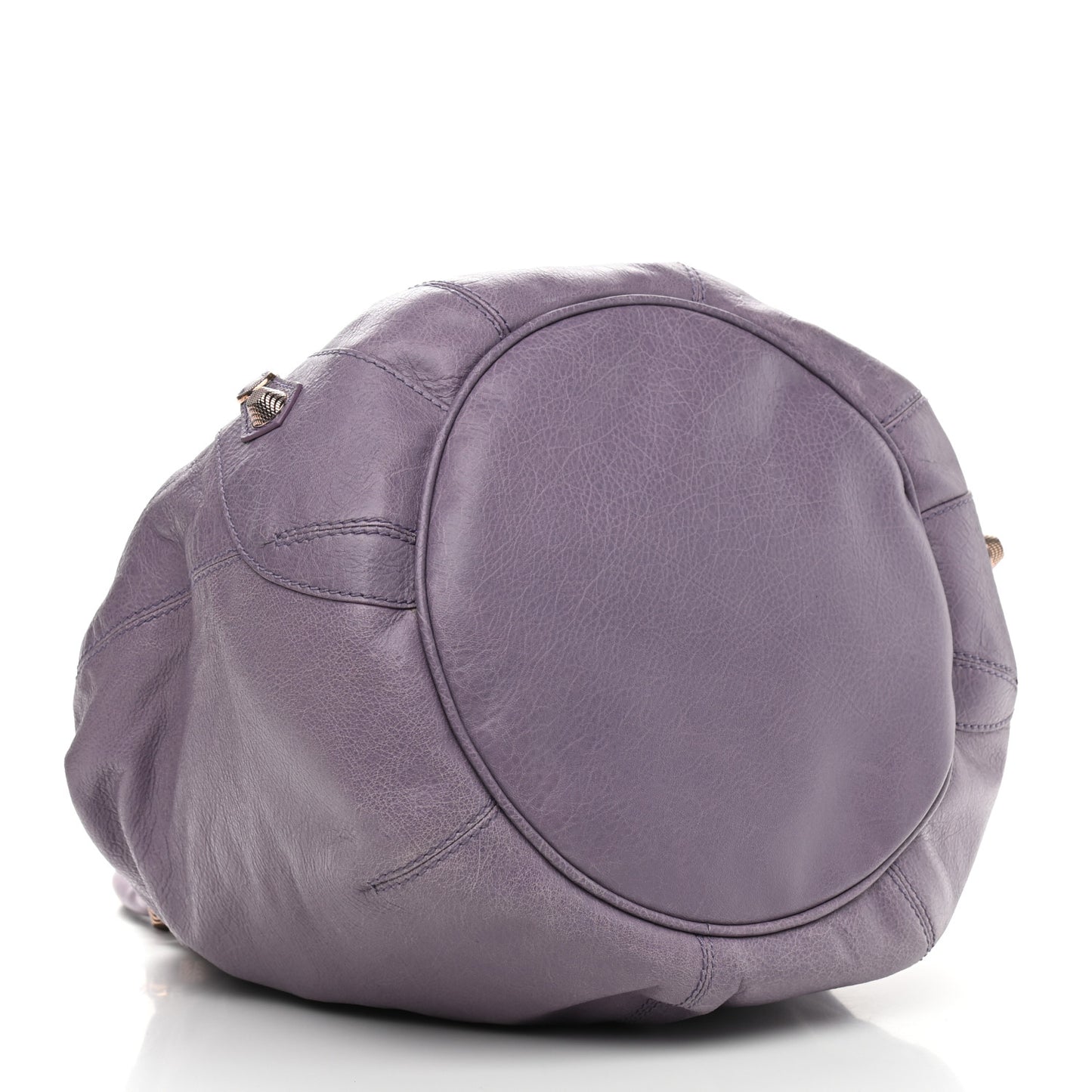 Agneau Giant 12 Rose Gold Hardware Pompon Glycine