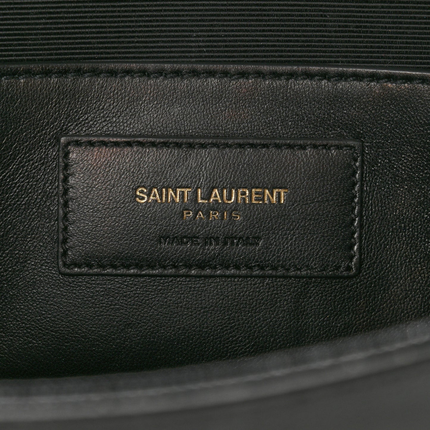 Grain De Poudre Monogram Cassandre Clutch Black