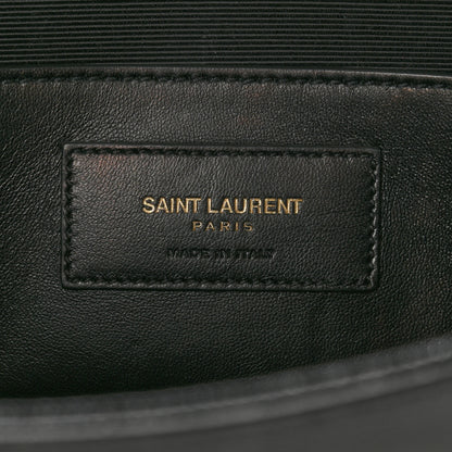 Saint Laurent Grain De Poudre Monogram Cassandre Clutch Black 6 of 13