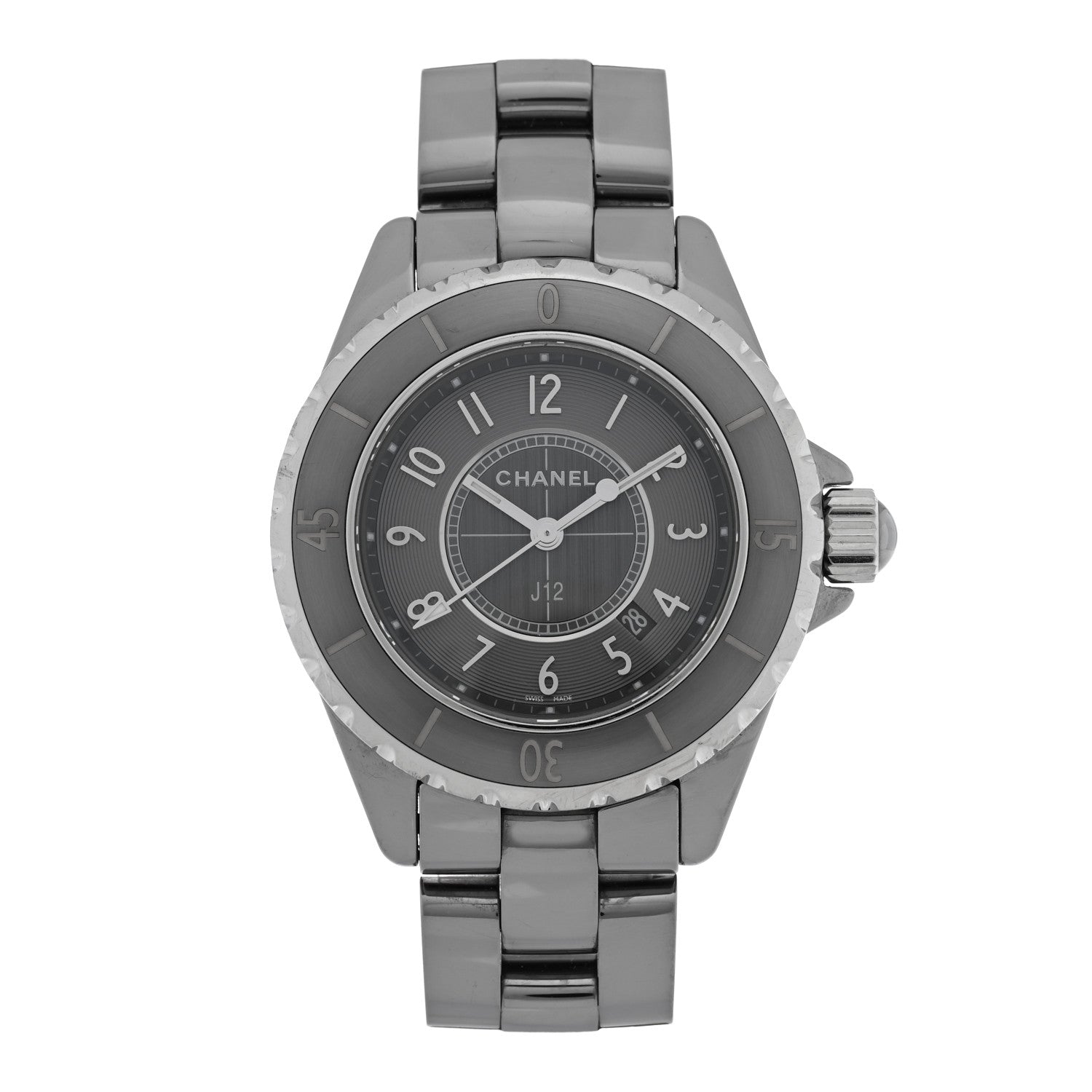 Chanel Titanium Ceramic 33mm J12 Chromatic Quartz Watch 1 of 4