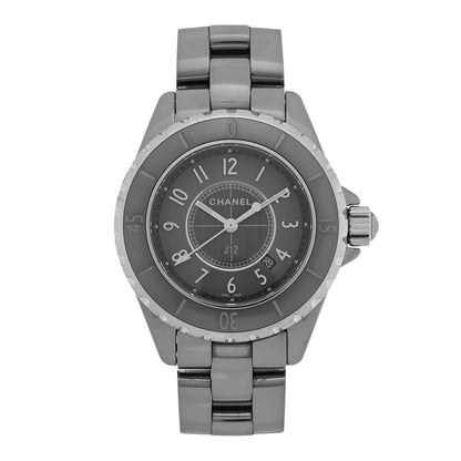 Chanel Titanium Ceramic 33mm J12 Chromatic Quartz Watch 1 of 4