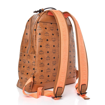 MCM Visetos Medium Stark Backpack Cognac 3 of 8