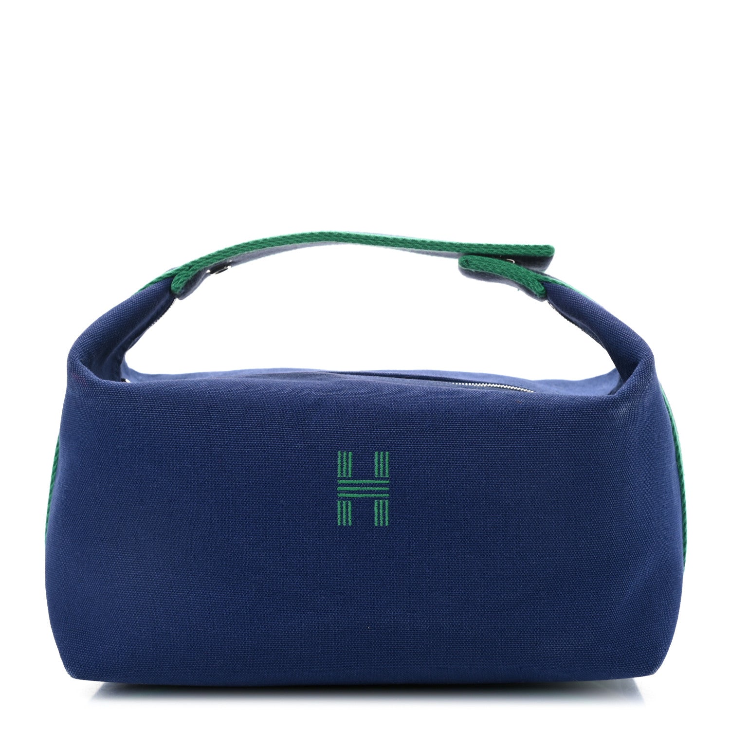 Hermes Canvas Small Bride-A-Brac Pouch Marine 1 of 13