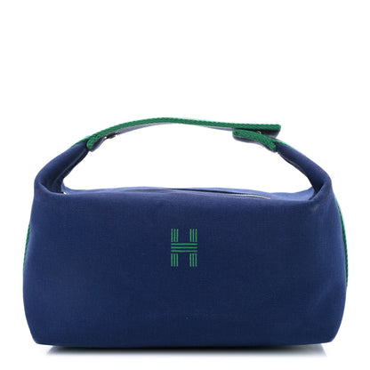 Hermes Canvas Small Bride-A-Brac Pouch Marine 1 of 13