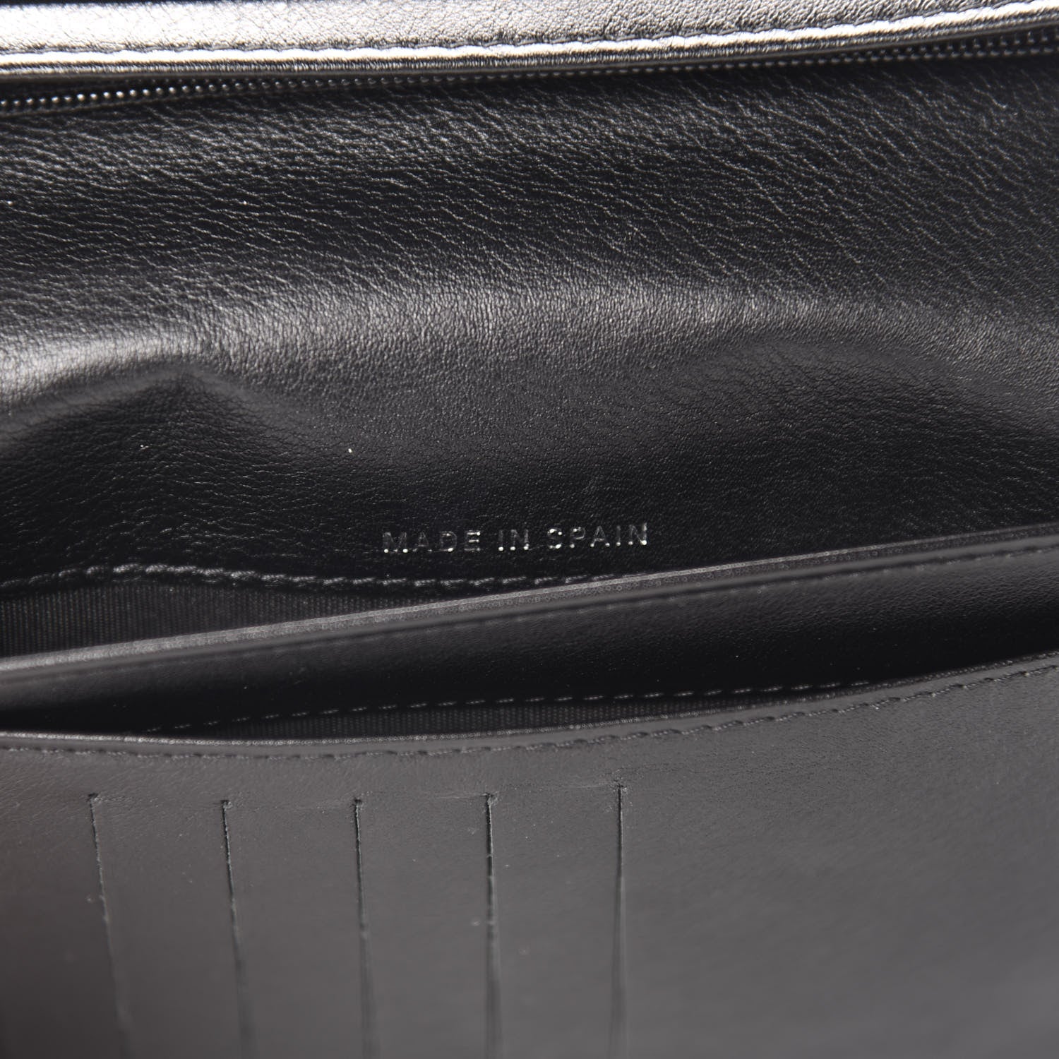 Chanel Caviar Timeless CC Yen Wallet Black 7 of 8