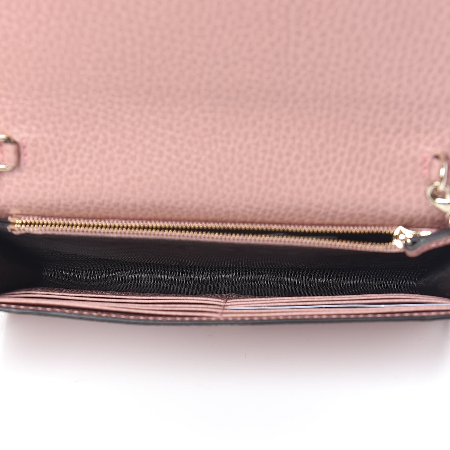 Gucci Dollar Calfskin Medium Betty Chain Wallet Soft Pink 5 of 11