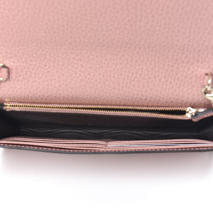 Gucci Dollar Calfskin Medium Betty Chain Wallet Soft Pink 5 of 11