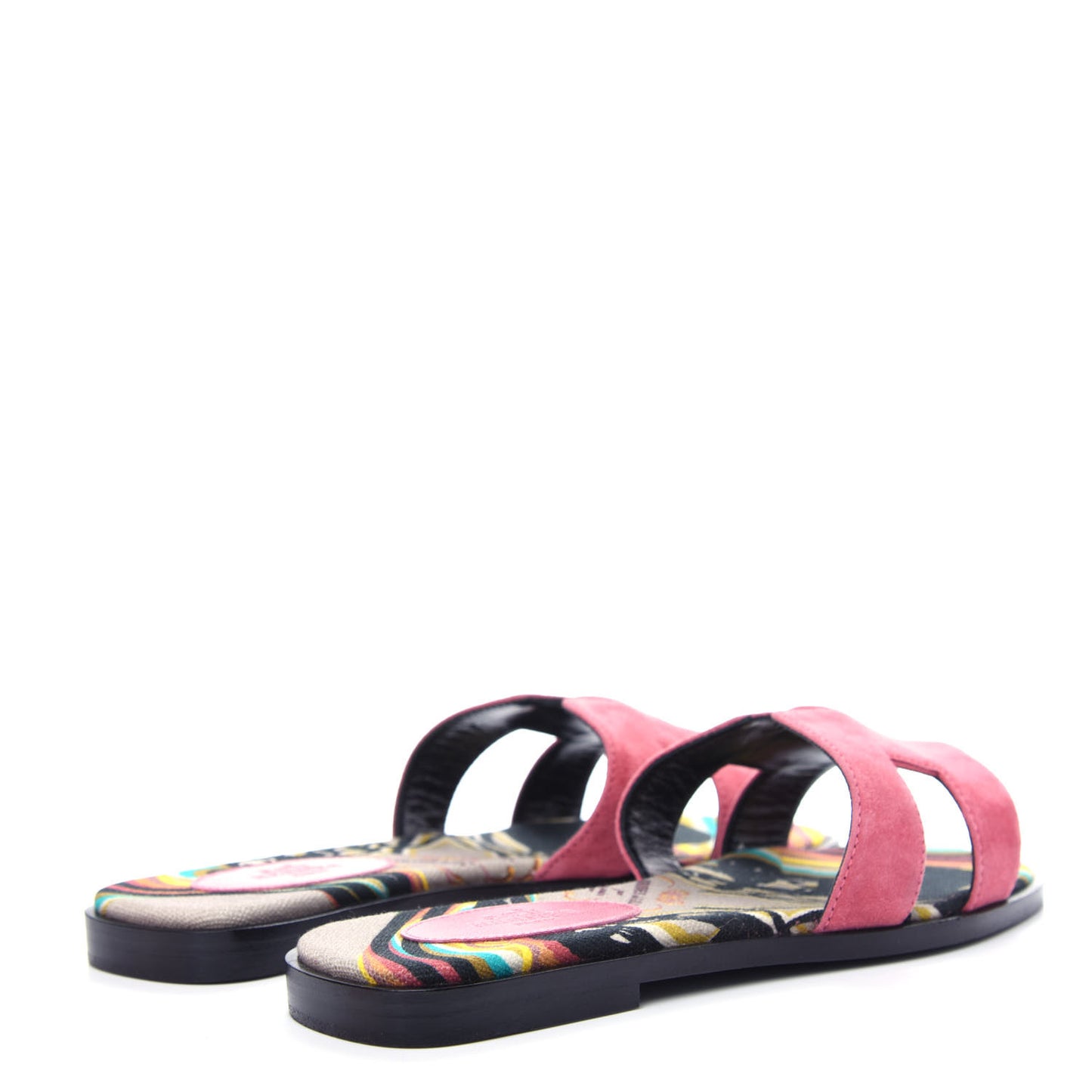 Suede Goatskin Oran Sandals 36.5 Rose De Venice