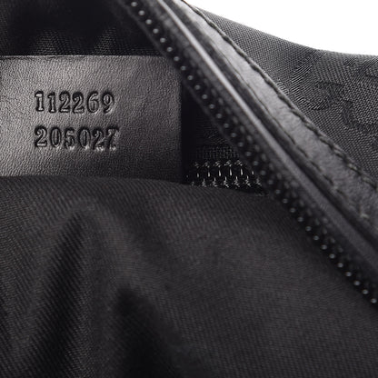 Gucci Nylon Monogram Oversized Overnight Bag Black 7 of 12