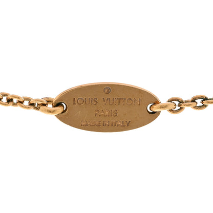 Louis Vuitton Essential V Necklace Gold 6 of 7