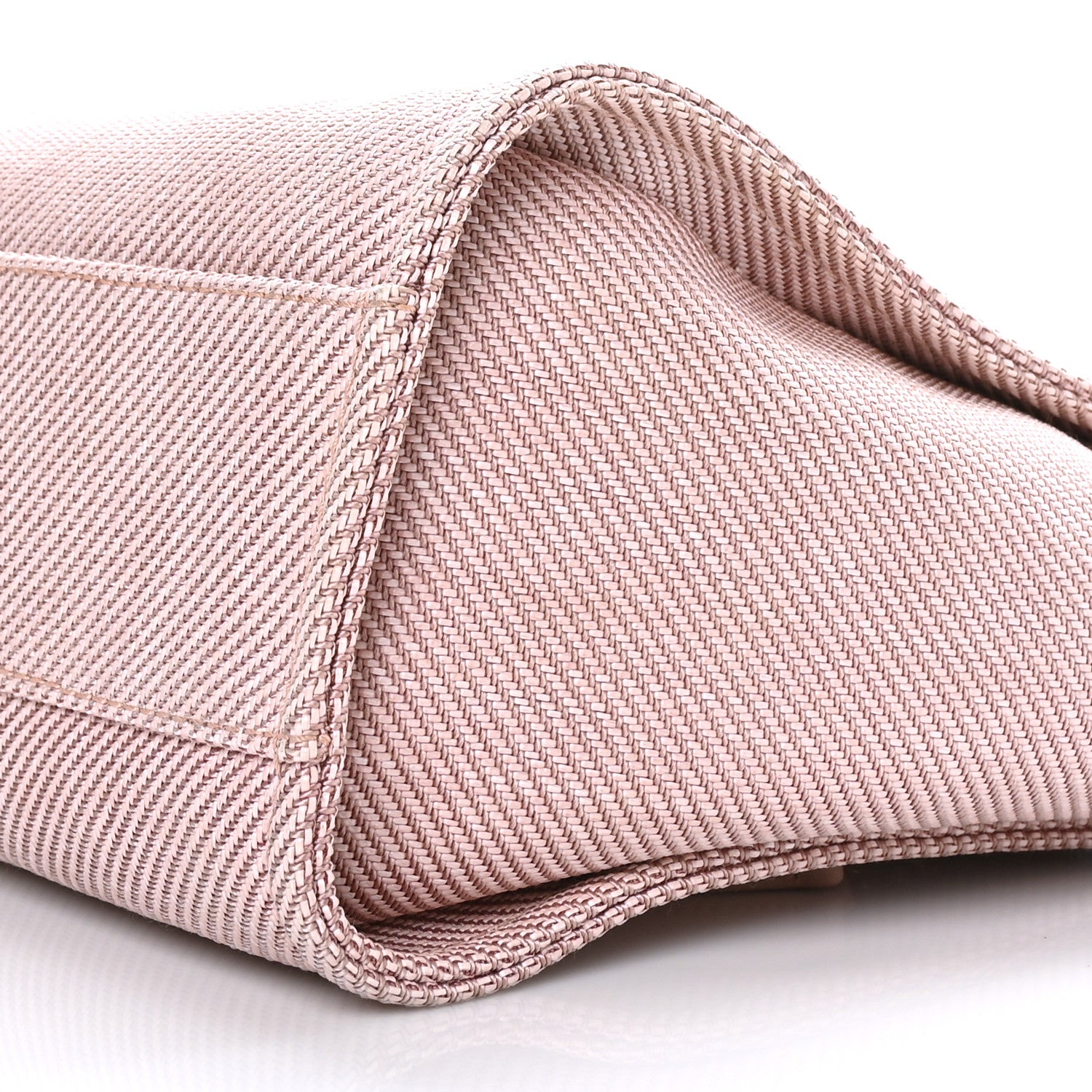 Chanel Mixed Fibers Calfskin Small Deauville Tote Rose Pink 9 of 9