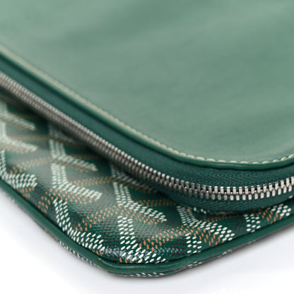 Goyard Goyardine Sainte Marie Soft Clutch Green 9 of 11